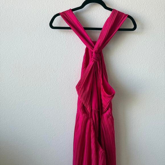 Hot pink halter maxi dress - Picture 5 of 5